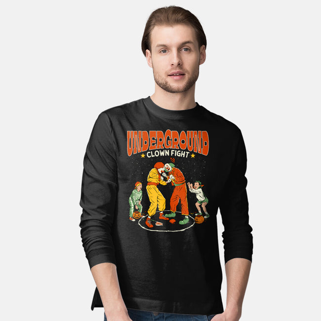 Clown Fight-Mens-Long Sleeved-Tee-Hafaell