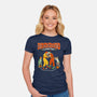 Clown Fight-Womens-Fitted-Tee-Hafaell