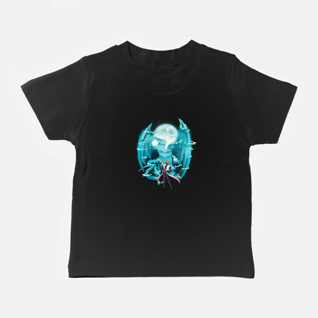 Blue Eyes White Dragon-Baby-Basic-Tee-dandingeroz