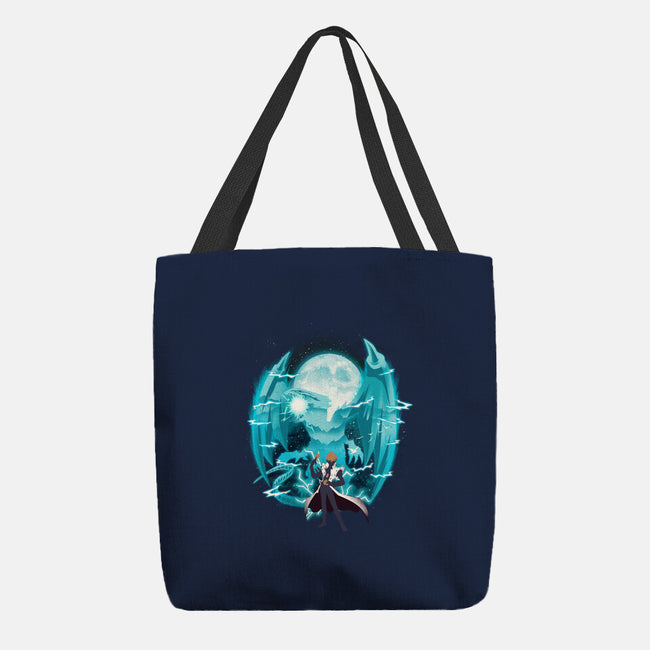 Blue Eyes White Dragon-None-Basic Tote-Bag-dandingeroz