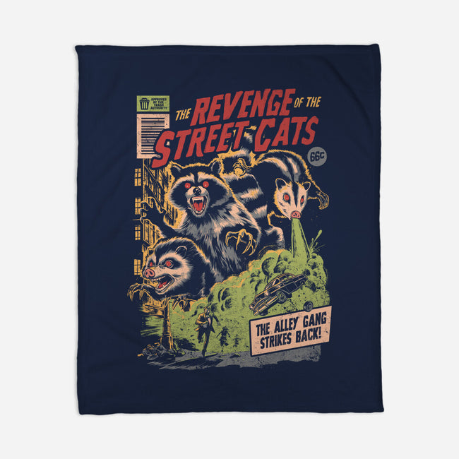 Revenge Of The Street Cats-None-Fleece-Blanket-eduely