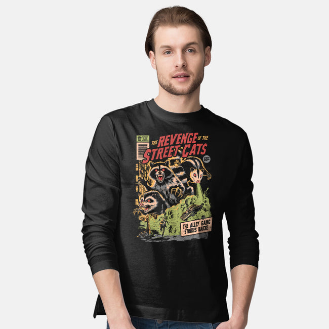 Revenge Of The Street Cats-Mens-Long Sleeved-Tee-eduely