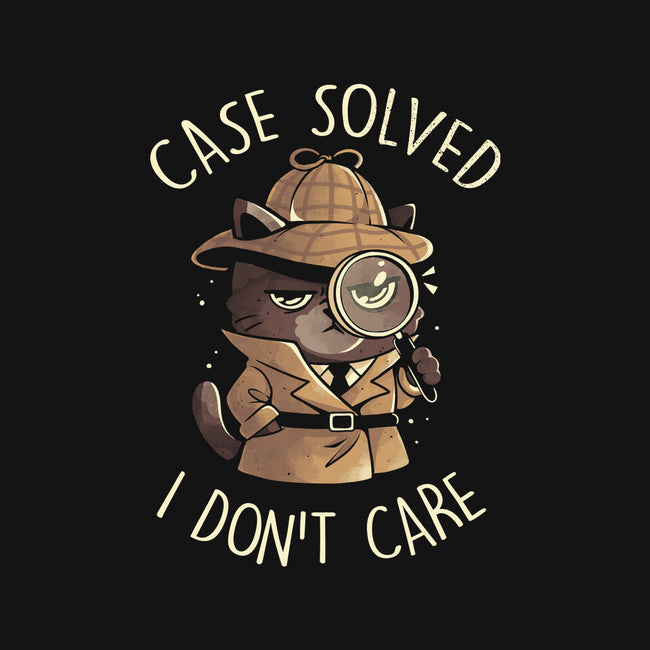 Case Solved I Don't Care-Mens-Long Sleeved-Tee-eduely