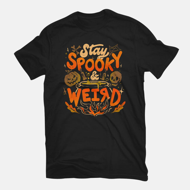 Stay Spooky And Weird-Mens-Premium-Tee-eduely