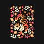 Autumn Cute Tiger-None-Matte-Poster-NemiMakeit