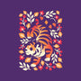 Autumn Cute Tiger-None-Fleece-Blanket-NemiMakeit