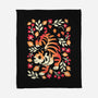 Autumn Cute Tiger-None-Fleece-Blanket-NemiMakeit