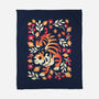 Autumn Cute Tiger-None-Fleece-Blanket-NemiMakeit