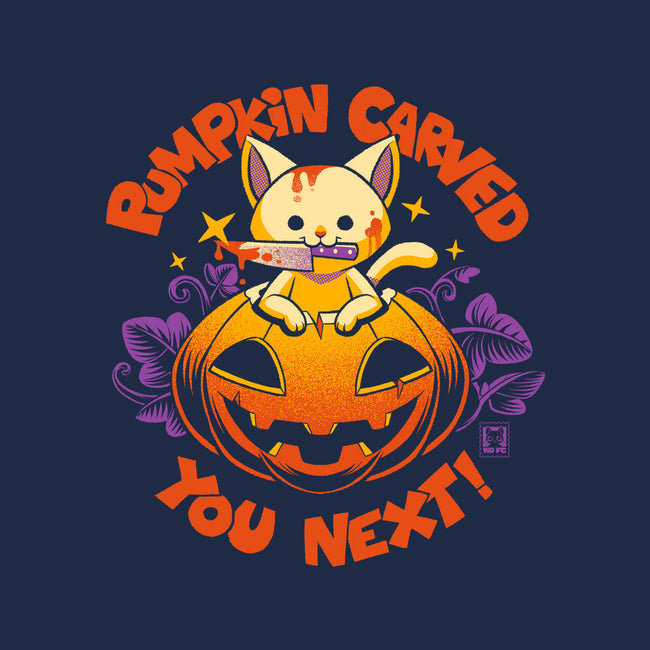 Pumpkin Carved You Next-None-Polyester-Shower Curtain-worlddominationforcats