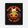 Pumpkin Carved You Next-None-Stretched-Canvas-worlddominationforcats