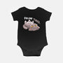 Feline Tired-Baby-Basic-Onesie-TechraNova