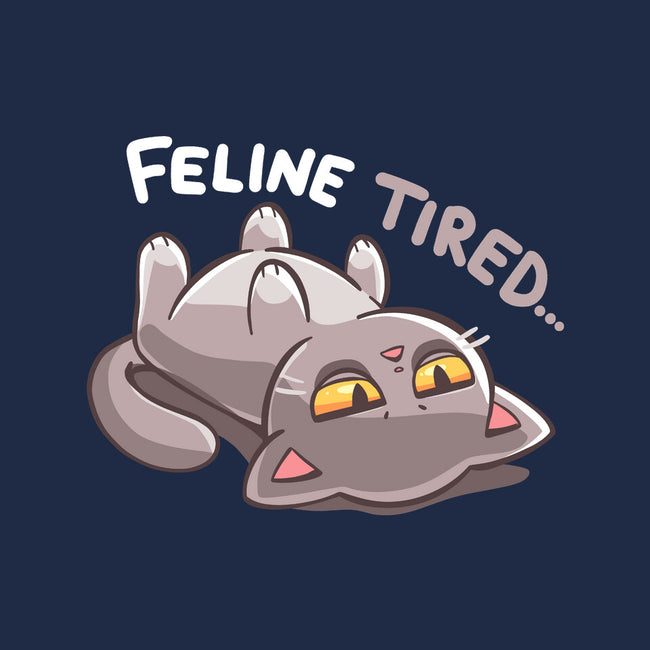 Feline Tired-Womens-Fitted-Tee-TechraNova