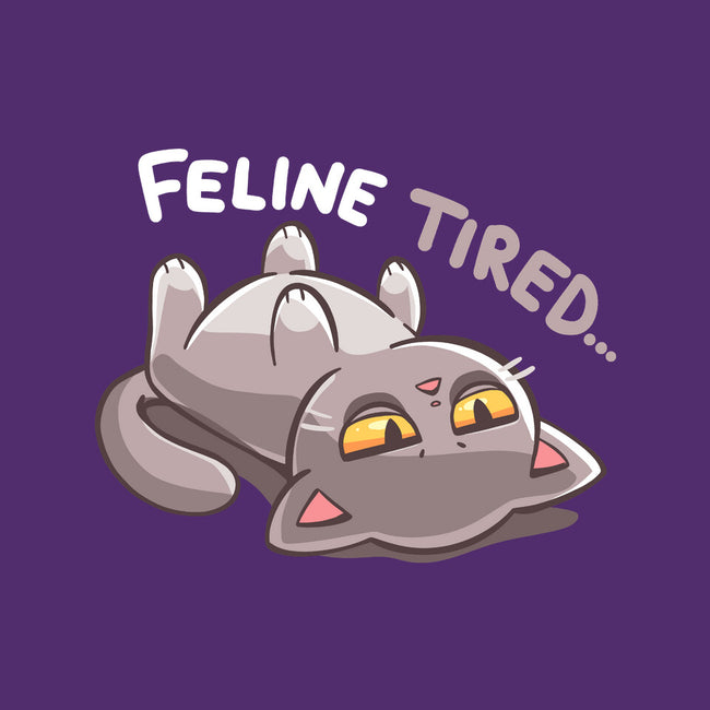 Feline Tired-None-Removable Cover w Insert-Throw Pillow-TechraNova