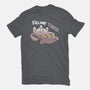 Feline Tired-Mens-Heavyweight-Tee-TechraNova