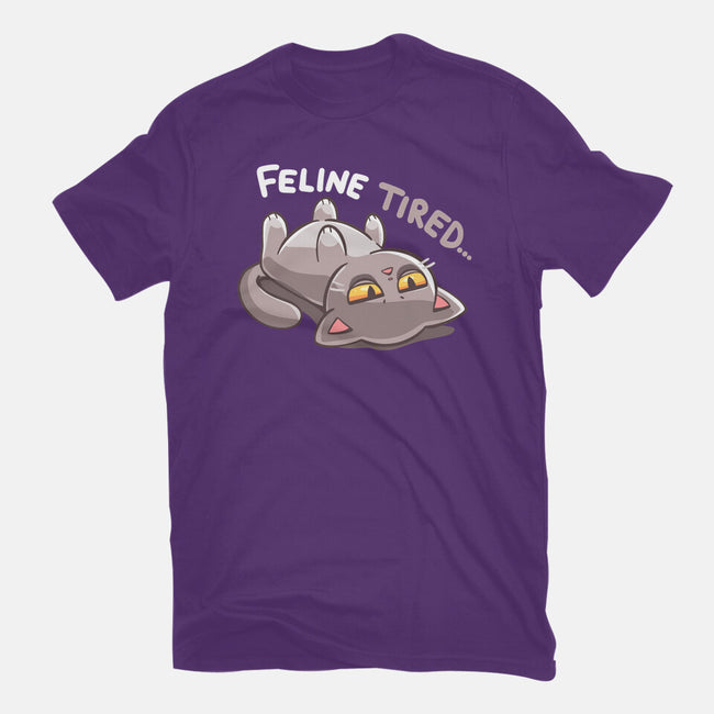 Feline Tired-Mens-Premium-Tee-TechraNova