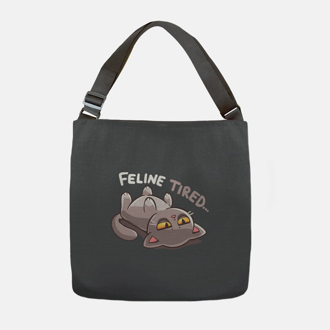 Feline Tired-None-Adjustable Tote-Bag-TechraNova