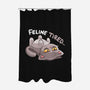 Feline Tired-None-Polyester-Shower Curtain-TechraNova