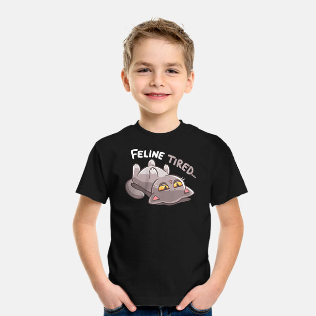 Feline Tired-Youth-Basic-Tee-TechraNova