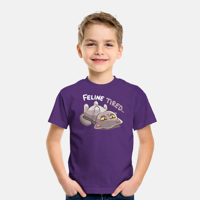 Feline Tired-Youth-Basic-Tee-TechraNova