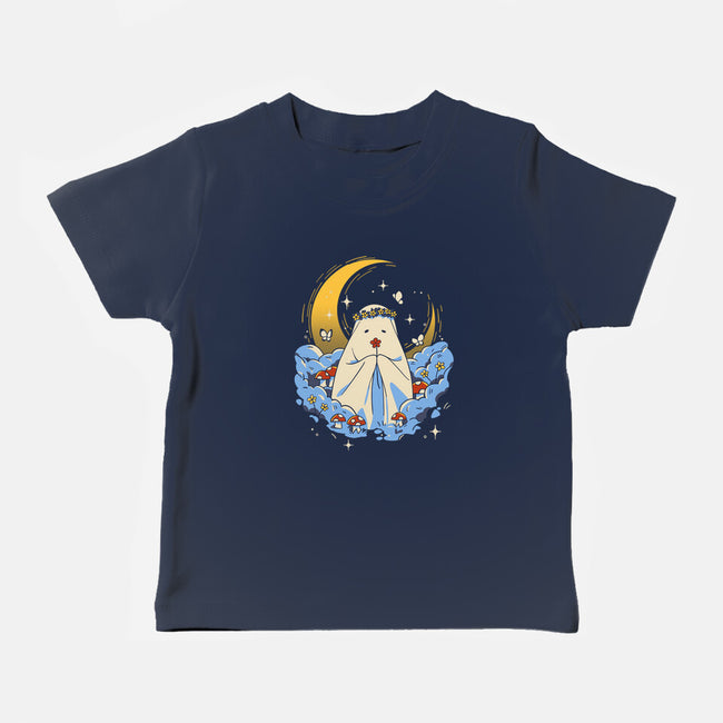 Ghost And Flowers-Baby-Basic-Tee-yumie