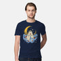 Ghost And Flowers-Mens-Premium-Tee-yumie