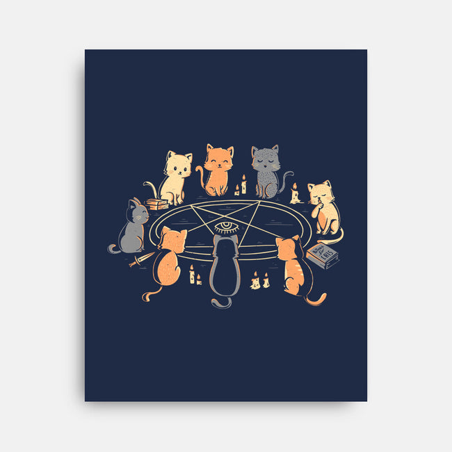 Cat Ritual-None-Stretched-Canvas-yumie