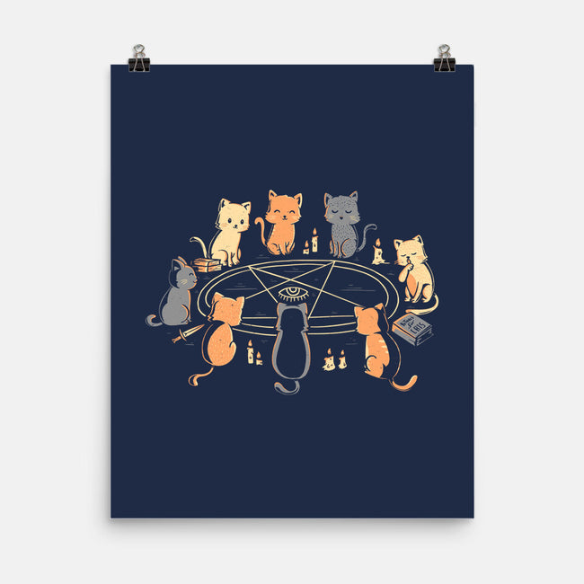 Cat Ritual-None-Matte-Poster-yumie