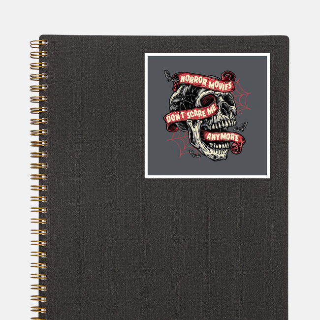 Horror Movies Aren't Scary-None-Glossy-Sticker-glitchygorilla