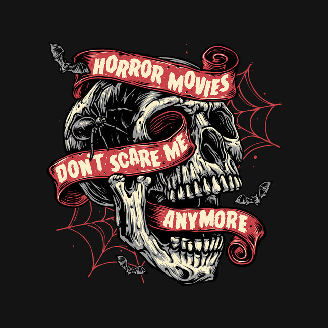 Horror Movies Aren't Scary-Womens-V-Neck-Tee-glitchygorilla