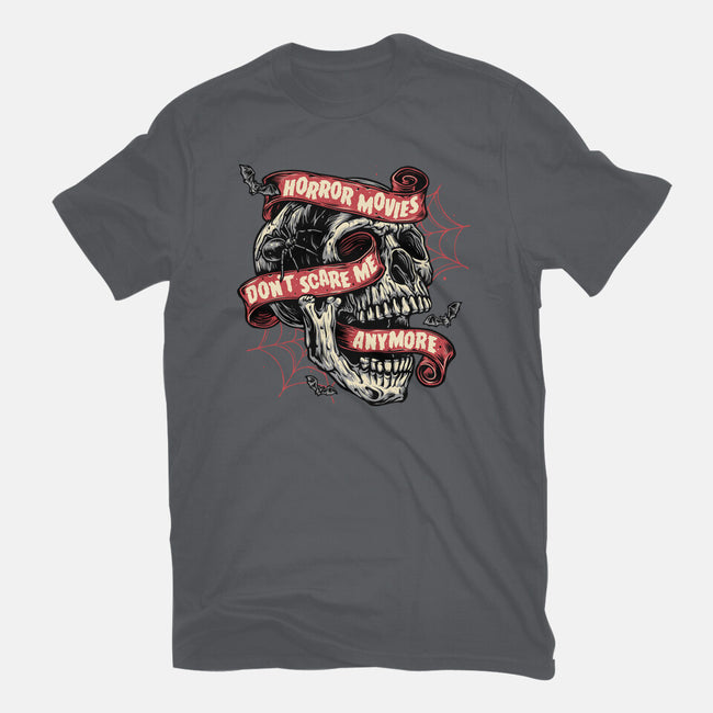 Horror Movies Aren't Scary-Mens-Basic-Tee-glitchygorilla