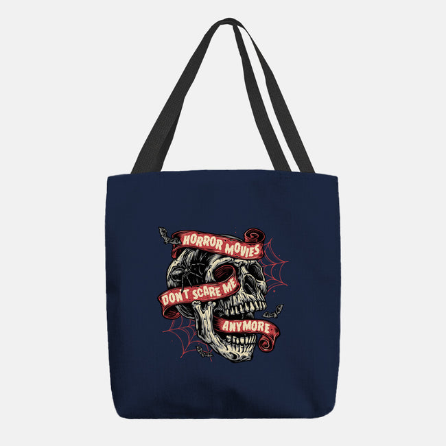 Horror Movies Aren't Scary-None-Basic Tote-Bag-glitchygorilla