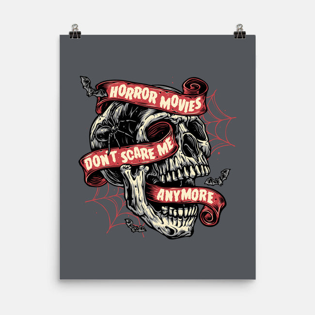 Horror Movies Aren't Scary-None-Matte-Poster-glitchygorilla