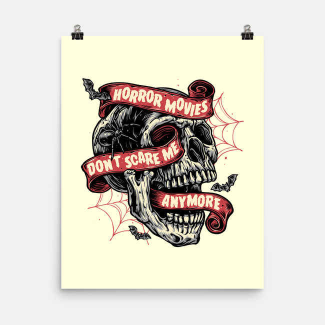 Horror Movies Aren't Scary-None-Matte-Poster-glitchygorilla