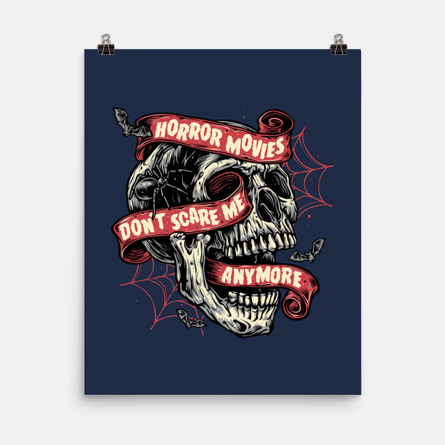 Horror Movies Aren't Scary-None-Matte-Poster-glitchygorilla