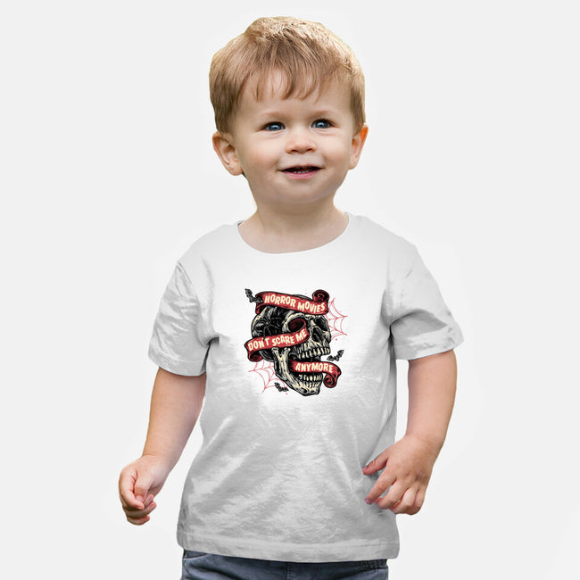 Horror Movies Aren't Scary-Baby-Basic-Tee-glitchygorilla