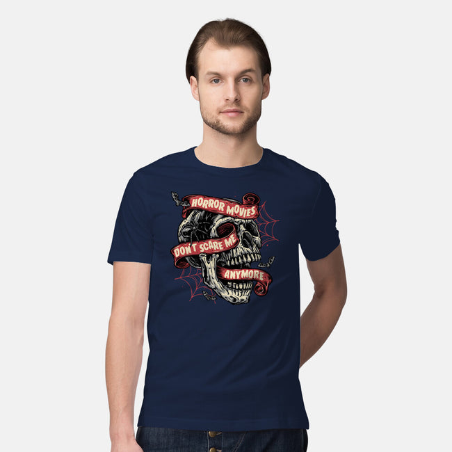 Horror Movies Aren't Scary-Mens-Premium-Tee-glitchygorilla