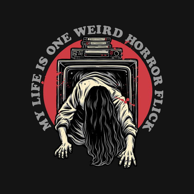 One Big Horror Flick-Womens-Racerback-Tank-glitchygorilla