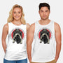 One Big Horror Flick-Unisex-Basic-Tank-glitchygorilla