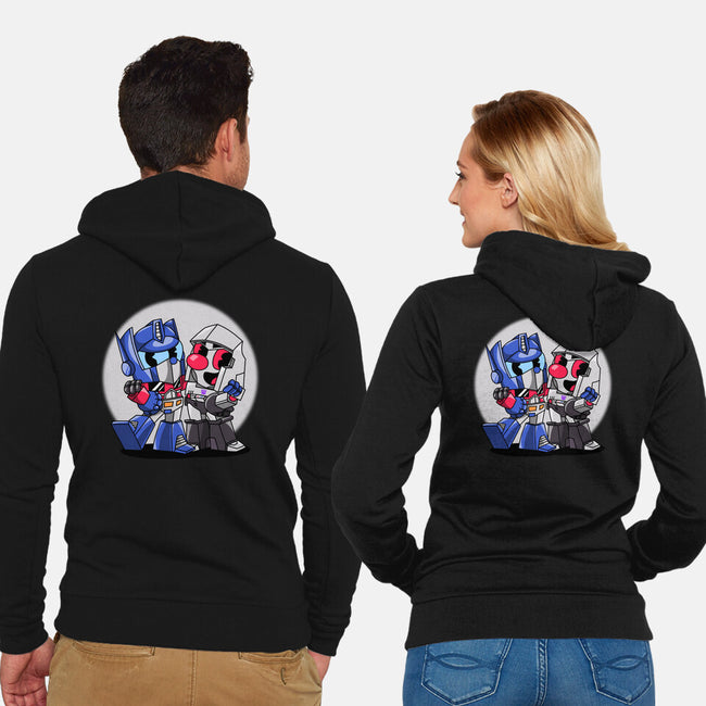 Cybertron Head-Unisex-Zip-Up-Sweatshirt-joerawks