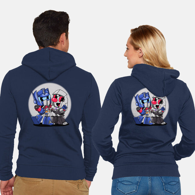 Cybertron Head-Unisex-Zip-Up-Sweatshirt-joerawks