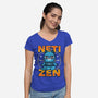 Neti Zen-Womens-V-Neck-Tee-Boggs Nicolas