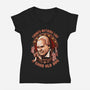 Good Old Dog-Womens-V-Neck-Tee-daobiwan