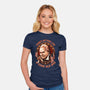 Good Old Dog-Womens-Fitted-Tee-daobiwan