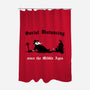 Black Death-None-Polyester-Shower Curtain-Mattania