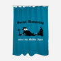 Black Death-None-Polyester-Shower Curtain-Mattania