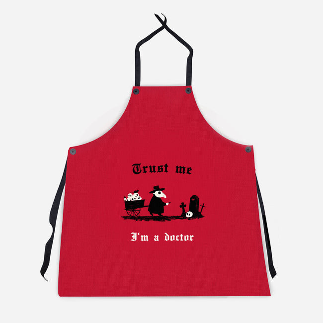 I Am A Doctor Trust Me-Unisex-Kitchen-Apron-Mattania