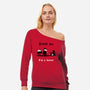 I Am A Doctor Trust Me-Womens-Off Shoulder-Sweatshirt-Mattania