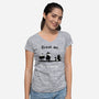 I Am A Doctor Trust Me-Womens-V-Neck-Tee-Mattania