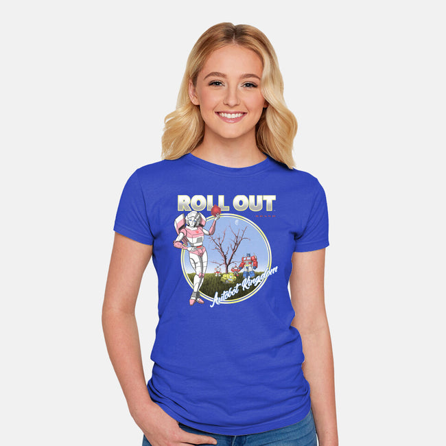 Roll Doubt-Womens-Fitted-Tee-Betmac