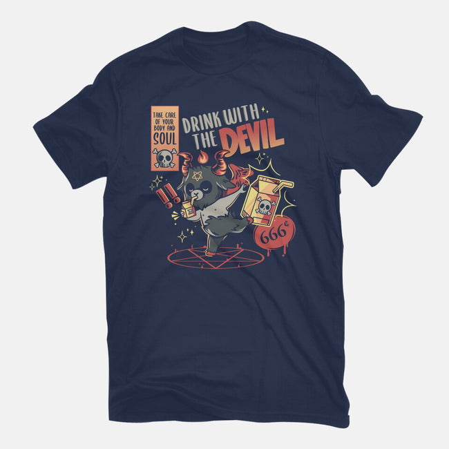 Drink With The Devil-Womens-Basic-Tee-yumie